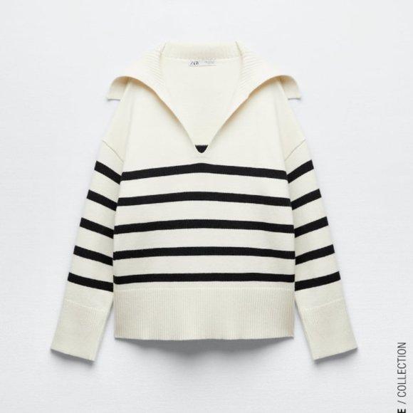 Zara Sweaters - Zara Striped Knit Sweater (M)